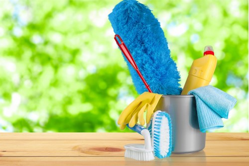 Office cleaning in Surrey with professional commercial cleaners working around business hours