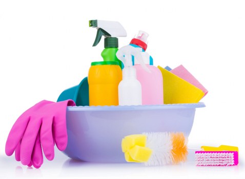 Kitchen and bathroom cleaning in a Surrey property