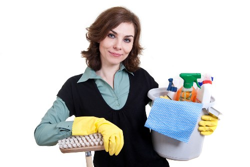 Local cleaner working in a Surrey flat with access considerations