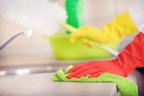 Deep cleaning a rug to remove dirt and stains in Surrey